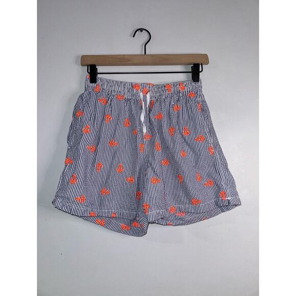 Chubbies Other - Chubbies seersucks anchor embroidered swim shorts size small